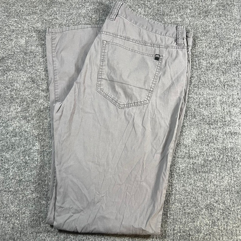 Travis‎ Mathew Mens 34x32 Gray Casual Pants Chinos